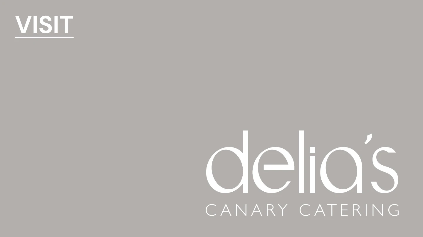 visit delias canary catering page